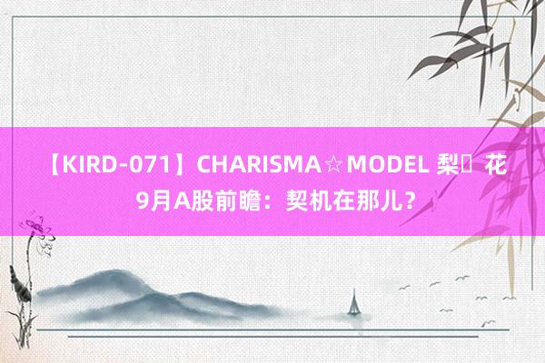 【KIRD-071】CHARISMA☆MODEL 梨々花 9月A股前瞻：契机在那儿？