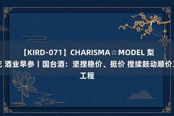 【KIRD-071】CHARISMA☆MODEL 梨々花 酒业早参丨国台酒：坚捏稳价、挺价 捏续鼓动顺价工程